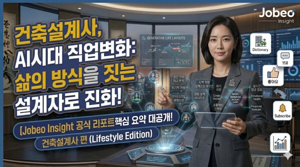 AI시대 건축설계사, 단순 도면 작성을 넘어 '삶의 방식을 짓는 설계자'로 1 건축설계사