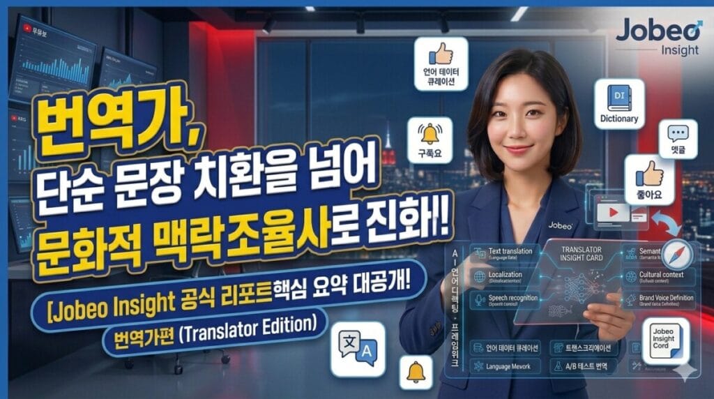 AI시대 직업변화: 번역가 생존전략 언어 디렉터로 1 번역가썸네일