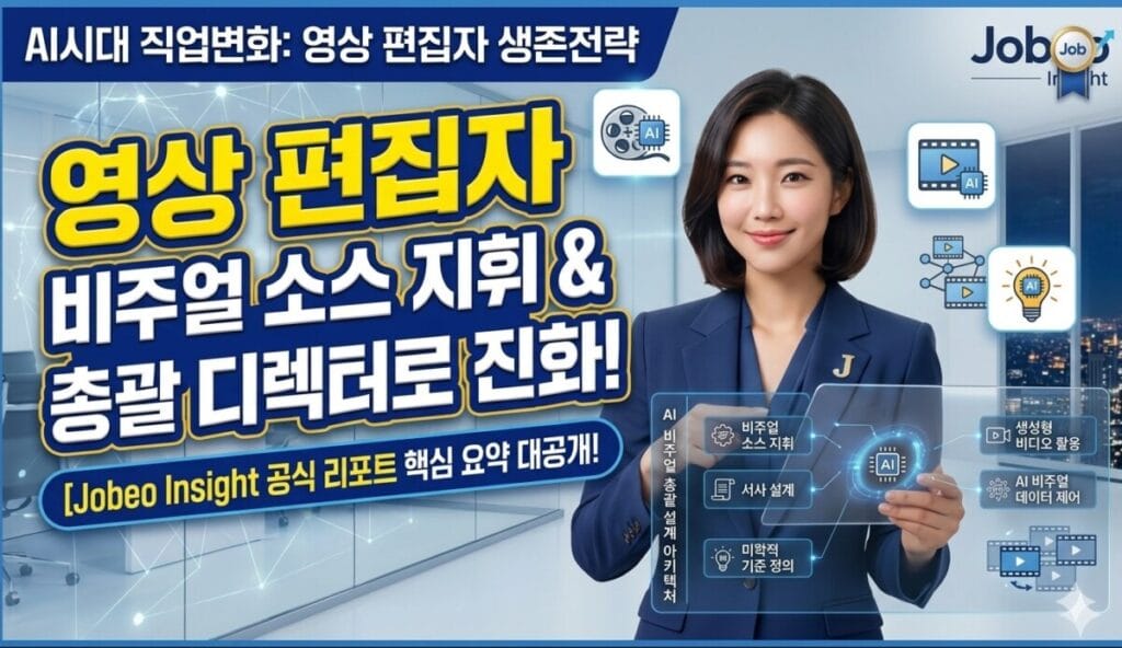 AI시대 직업변화: 영상 편집자 생존전략 1 영상편집자